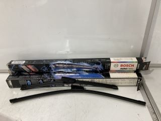 QTY OF BOSCH WIPER BLADES TO INCLUDE A980S AERO TWIN 2 X 24", 2 X 19"