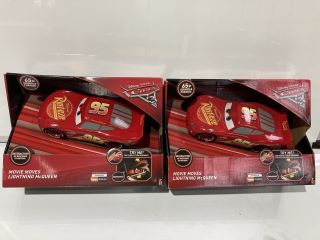 BOX OF ASSORTED ITEMS TO INC MCQUEEN LIGHTNING CAR