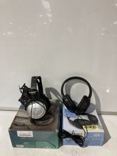 QTY OF ASSORTED HEADPHONES TO INCLUDE PHILIPS TV LISTENING SHP2500, TO ALSO INCLUDE PHILIPS 2000 SERIES HEADPHONES