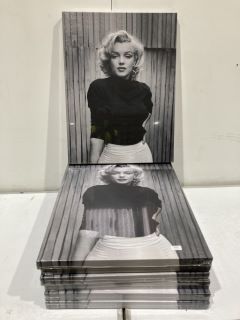 QTY OF ITEMS TO ITEM TO INC MARILYN MONROE FASHION SHOOT CANVAS WALL ART