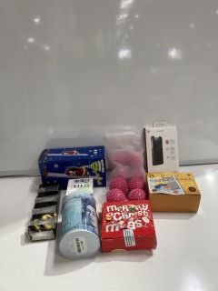 BOX OF ASSORTED ITEMS TO INC DIY STITCHINGS