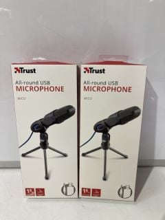 QTY OF TRUST 23790 ALL-ROUND USB MICROPHONE