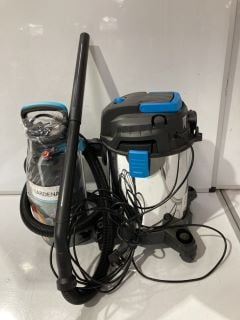 MAC ALLISTER MWDV-16 L-A CORDED WET & DRY VACUUM 16L, TO INCLUDE GARDENA 5L PRESSURE WASHER