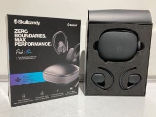 SKULLCANDY TRUE WIRELESS SPORT EARBUDS WITH WIRELESS CHARGING CASE TO INCLUDE GALAXY S22+ LEATHER COVER PHONE CASE