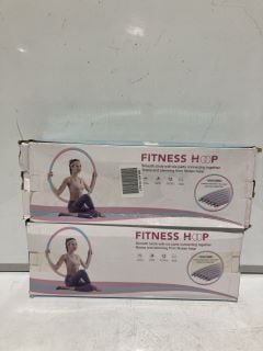 QTY OF ASSORTED ITEMS TO INCLUDE FITNESS HOOP SMOOTH CIRCLE (94CM DIAMETER)