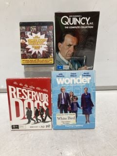 QTY OF DVDS TO INCLUDE QUINCY THE COMPLETE COLLECTION