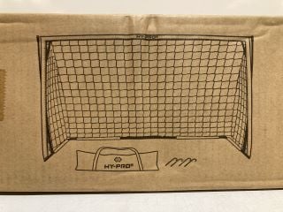 3 HY-PRO 8X5FT FOOTBALL GOALS