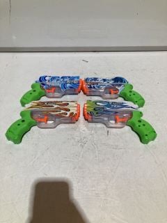 QTY OF ZURU XSHOT SKINS 4X NANO WATER BLASTERS