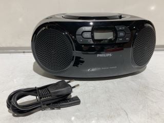 PHILIPS CD SOUND MACHINE TO INCLUDE TRUST ALL ROUND USB MICROPHONE