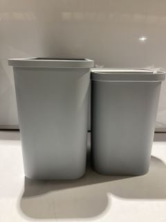 2 JOSEPH GORECYCLE 46L RECYCLING CADDY AND COLLECTOR SET