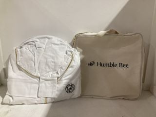 QTY OF HUMBLE BEE 410 POLYCOTTON BEEKEEPING SUIT WITH ROUND VEIL