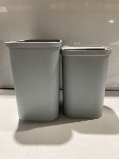 2 JOSEPH GORECYCLE 46L RECYCLING CADDY AND COLLECTOR SET