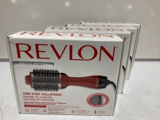 4 REVLON SPECIAL EDITION SALON HAIR DRYER AND VOLUMIZER TITANIUM TOTAL RRP £159.96