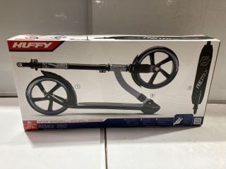 2 HUFFY REMIX 250MM INLINE SCOOTERS - GREY