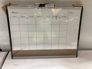 HUFFY REMIX 250MM INLINE SCOOTERS - GREY & 3 IN 1 COMBO DRY ERASE CALENDAR BOARD (PACK OF 3)