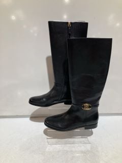 RALPH LAUREN BRIDGETTE-BO-TAL BLACK SIZE 8 TOTAL RRP £269