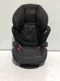 BOX OF ASSORTED ITEMS TO INCLUDE MAXI-COSI STAR WARS BABY CAR SEAT