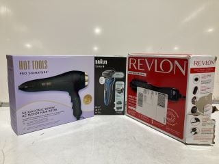 QTY OF ASSORTED ITEMS TO INCLUDE BRAUN SERIES 6 ELECTRIC SHAVER