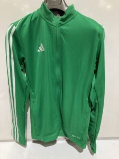 QTY OF KIDS CLOTHING TO INCLUDE ADIDAS FOOTBALL JACKET GREEN SIZE S