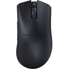 RAZER DEATHADDER V3 PRO - LIGHTWEIGHT WIRELESS ERGONOMIC ESPORTS MOUSE (63G LIGHTWEIGHT DESIGN, FOCUS PRO 30K OPTICAL SENSOR, MOUSE SWITCHES GEN-3, HYPERSPEED WIRELESS) BLACK. RRP £114: LOCATION - B