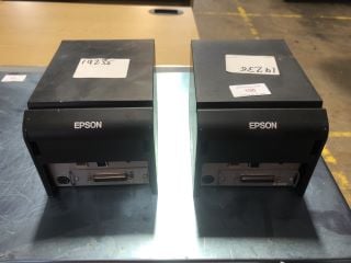 2 X EPSON TM-T70II THERMAL RECEIPT PRINTER (CABLES NOT INCLUDED) RRP £194