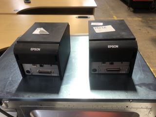 2 X EPSON TM-T70II THERMAL RECEIPT PRINTER (CABLES NOT INCLUDED) RRP £194