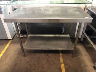 STAINLESS STEEL KITCHEN COUNTER (L-120CM/ W-60CM/ H-85CM)