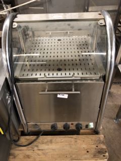 KING EDWARD STAINLESS STEEL VISTA 60 BAKE AND DISPLAY OVEN