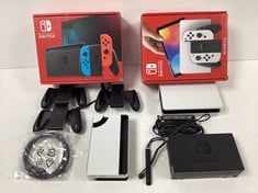 2 X NINTENDO SWITCH SET OF COMPONENTS AND ACCESSORIES FOR NINTENDO SWITCH (ORIGINAL RRP - €300,00) IN VARIOUS COLOURS (COMPONENTS, AS SHOWN IN PICTURES, ONLY ACCESSORIES NOT CONSOLE) [JPTZ6917]