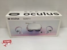 OCULUS QUEST 2 128GB VIRTUAL REALITY GOGGLES (ORIGINAL RRP - €249,99) IN WHITE (WITH BOX, CHARGER AND CONTROLLERS) [JPTZ7320]