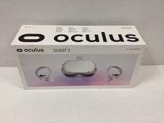 OCULUS QUEST 2 128GB VIRTUAL REALITY GOGGLES (ORIGINAL RRP - €249,00) IN WHITE (WITH BOX, CHARGER AND CONTROLLERS) [JPTZ7312]