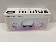 OCULUS QUEST 2 128GB VIRTUAL REALITY GOGGLES (ORIGINAL RRP - €249,99) IN WHITE (WITH BOX, CHARGER AND CONTROLLERS) [JPTZ7313]