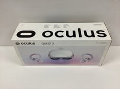 OCULUS QUEST 2 128GB VIRTUAL REALITY GOGGLES (ORIGINAL RRP - €249,99) IN WHITE (WITH BOX + CHARGER + CONTROLLERS)  [JPTZ7205]