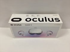 OCULUS QUEST 2 64GB VIRTUAL REALITY GOGGLES (ORIGINAL RRP - €349,00) IN WHITE (WITH CONTROLLERS + CHARGER.0) [JPTZ7202]