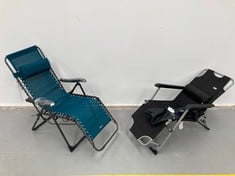 2 X SUN LOUNGER VARIOUS MODELS INCLUDING GREEN HESPERIDE .