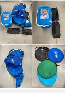 7 X CAMPING ARTICLE VARIOUS MODELS INCLUDING CAMPINGAZ COOLER 30L .