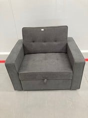 SINGLE SOFA BED GREY COLOUR.