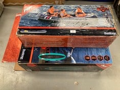 2 X INFLATABLE ITEM HYDRO-FORCE VARIOUS MODELS INCLUDING TRECK X3 SET (MAY BE BROKEN OR INCOMPLETE).