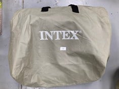 KAYAK INTEX BLACK, BLUE AND GREEN COLOUR (MODEL NOT SPECIFIED, NO ORIGINAL BOX).