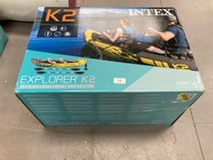 INTEX ADULT INFLATABLE KAYAK EXPLORER K2 FOR 2 PERSONS (68307).