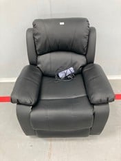 MASSAGE CHAIR ASTAN HOME MANUAL RECLINING MASSAGE CHAIR BLACK COLOUR (DAMAGED SEAT).