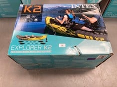 INTEX ADULT INFLATABLE KAYAK EXPLORER K2 FOR 2 PERSONS (68307).