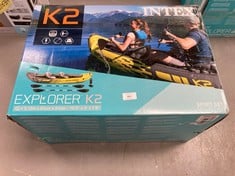 INTEX ADULT INFLATABLE KAYAK EXPLORER K2 FOR 2 PERSONS (68307).