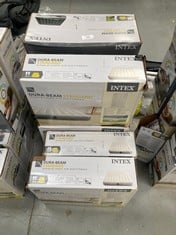 6 X INTEX MATTRESSES VARIOUS MODELS AND SIZES INCLUDING SINGLE-HIGH AIR MATTRESS 25CM.