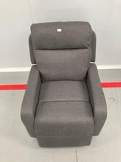 MANUAL RECLINING ARMCHAIR NALUI GREY COLOUR.