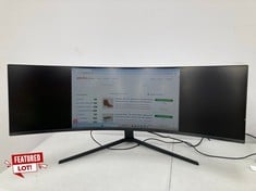 SAMSUNG MONITOR MODEL C49G93TSSP WHITE .