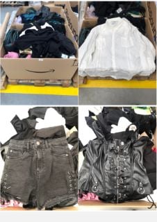 PALLET OF QUANTITY OF CLOTHES OF DIFFERENT BRANDS, SIZES AND MODELS INCLUDING URBAN CLASSICS.