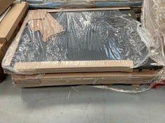 PALLET VARIETY OF HEADBOARDS BED VARIOUS MODELS AND SIZES INCLUDING GREY COLOUR MEASUREMENTS UNSPECIFIED (MAY BE BROKEN OR INCOMPLETE).