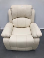 MANUAL RELAX MASSAGE CHAIR TREVI CREAM COLOUR (WITHOUT CONTROLS).