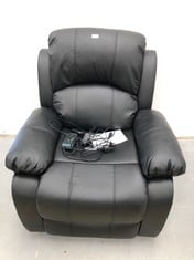 MANUAL TREVI RELAX MASSAGE ARMCHAIR NALUI BLACK COLOUR.